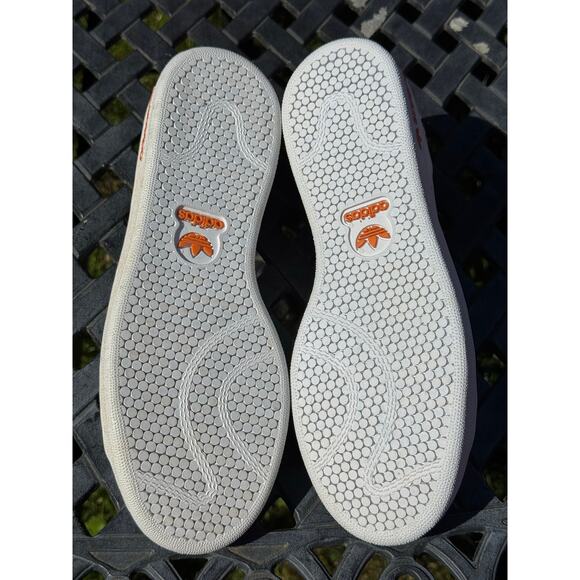 adidas White and Orange Loafers & Slip-Ons main image 7